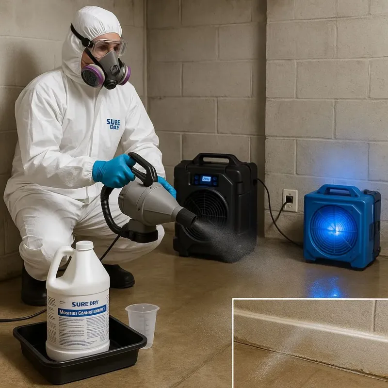 Sanitization and Odor Removal process in Pass Christian, MS
